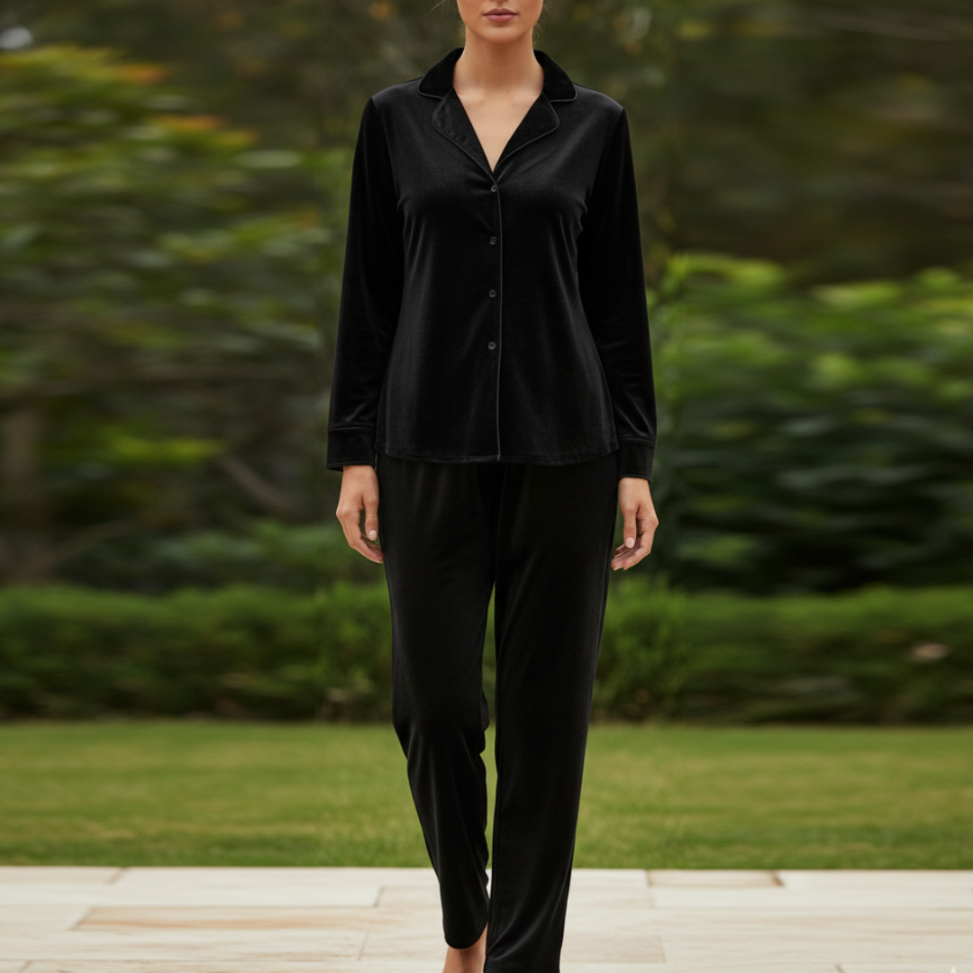 Luxury Velvet Night Dress