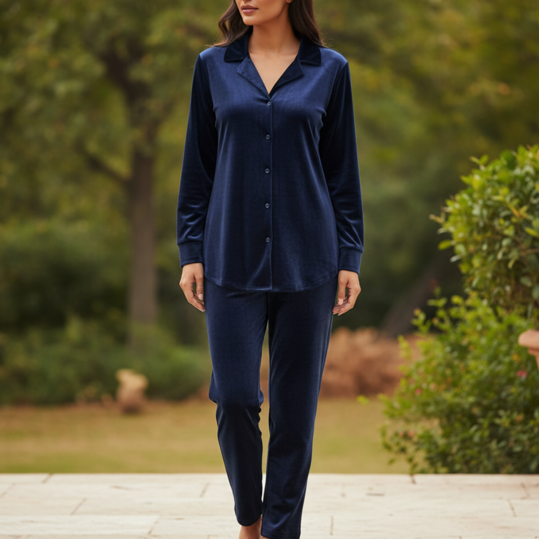 Luxury Velvet Night Dress