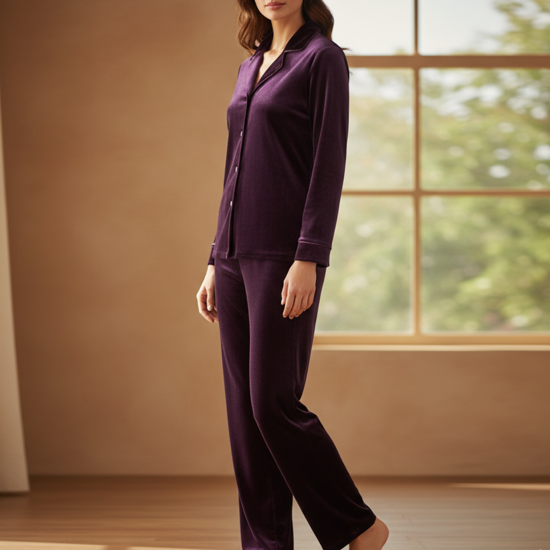 Luxury Velvet Night Dress